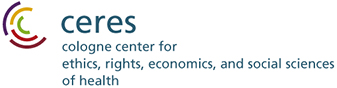 Logo von ceres, cologne center for ethics, rights, economics, and social sciences of health